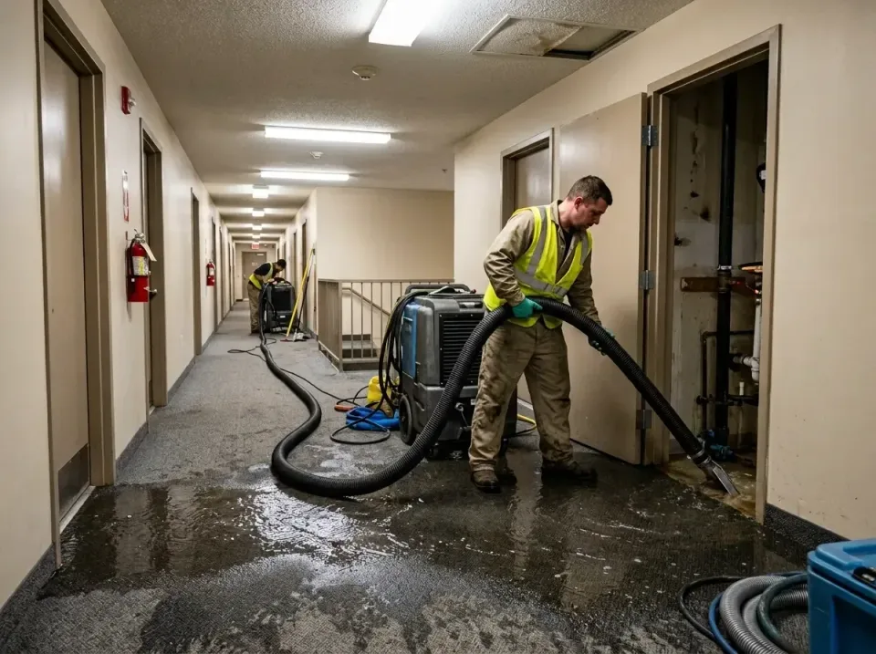 multi-unit-apartment-hallway-f-005 — frequently asked questions, Emergency Burst Pipe Water Extraction & Removal in Bald Kno…